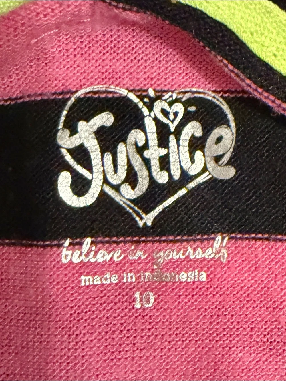 Justice girls piece